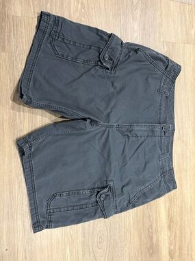 Men's Casual Cargo Shorts - Dark Charcoal